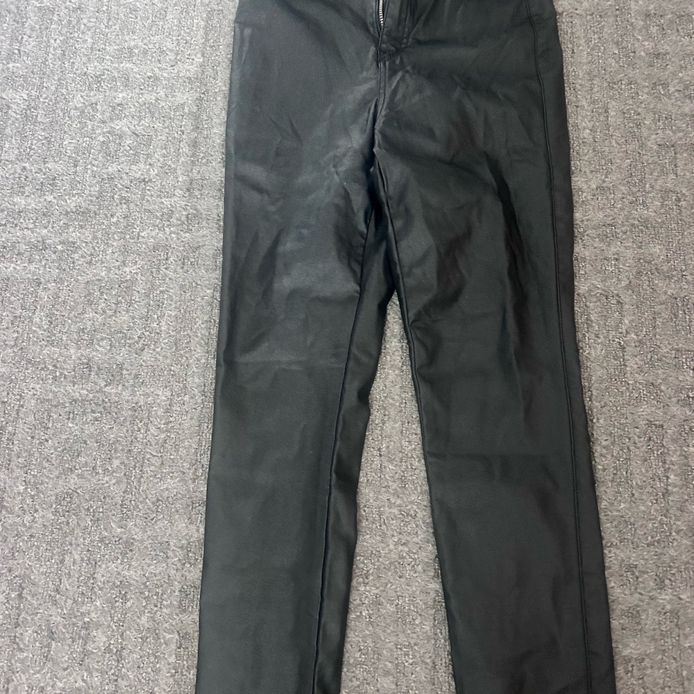Misguided Leather Pants - Picture 2 of 5